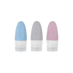 Set Botella de Viaje Forma de Bala 55 mL Miniso