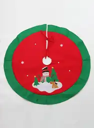 Pie de Árbol Rojo Snowman EALP24535 Finlandek