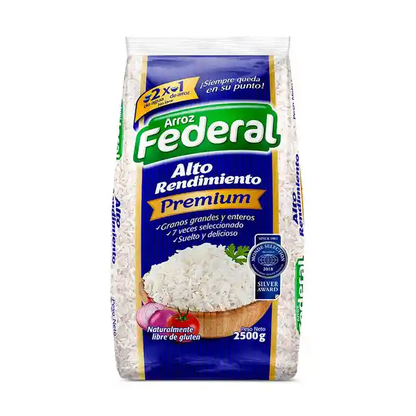 Federal Arroz Premium Alto Rendimiento