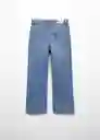 Jean Wide6 Tejano Niñas Medio Talla 13 Mango