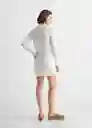 Falda Basic Offwhite Talla 20 Niñas Mango