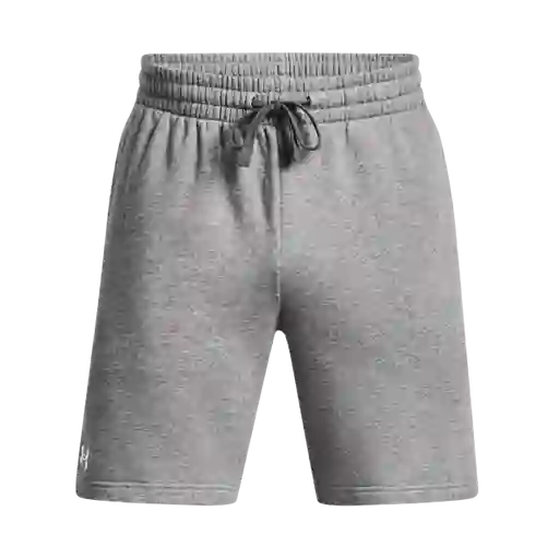 Under Armour Short Rival Fleece Hombre Gris LG 1379779-025