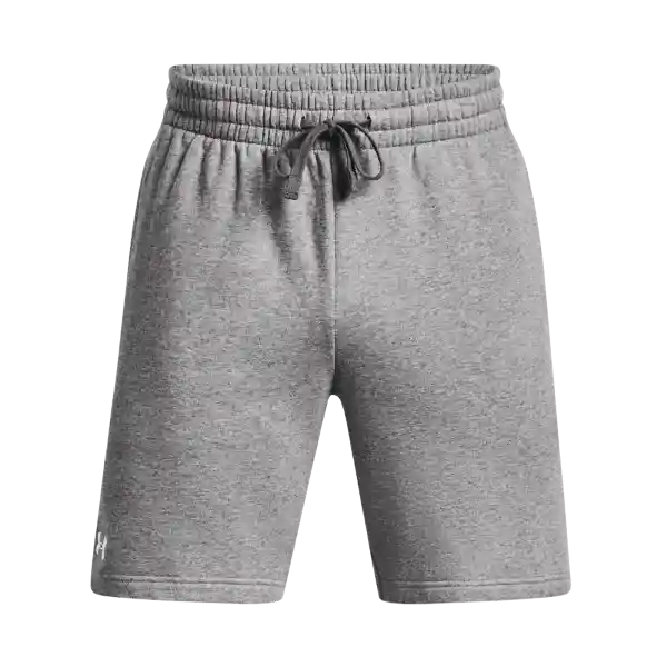 Under Armour Short Rival Fleece Hombre Gris LG 1379779-025