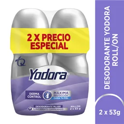 Yodora Desodorante Derma Control en Roll On 