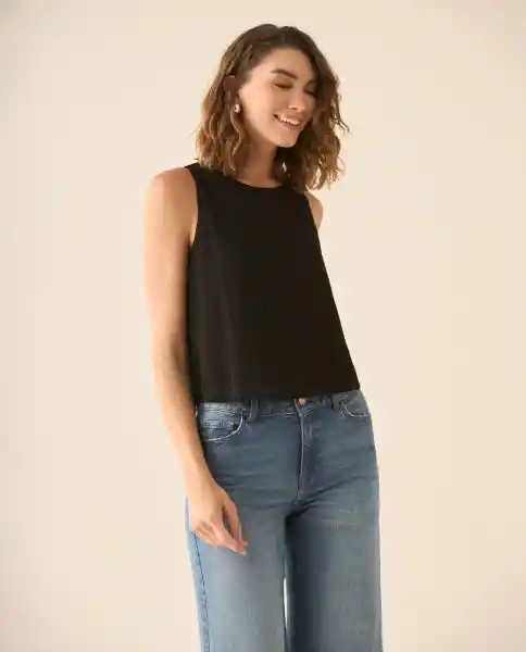Camisa Negro Jaguar Ultraoscuro Talla L 413G023 Esprit