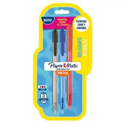 Paper Mate Bolígrafo Retráctil Tinta Roja 2166765