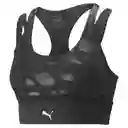 Puma Crop Concept Mid Impact Bra W Mujer Negro M