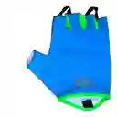 K6 Guantes Para Gimnasio de Cuero Gym Fitness Azul Talla S