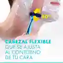 GILLETTE Prestobarba 3 Fresh Cuchilla de Afeitar con Eucalipto Máquina de Afeitar Hombre Desechable Afeitada Refrescante Afeitadora para Barba 2 Uds