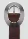 Cinturón Manuela Chocolate Talla M Mujer Mango