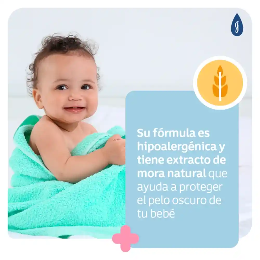 Johnson's Shampoo Bebé Cabello Oscuro 750 mL