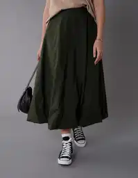 Falda Mujer Verde Talla: LARGE 5116309 American Eagle
