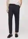 Pantalón Delave Navy Talla 46 Hombre Mango