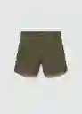 Short Bañador Liso Dark Caza Talla M Hombre Mango