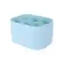 Organizador Plástico Compartimento Alta Macaron Azul Miniso