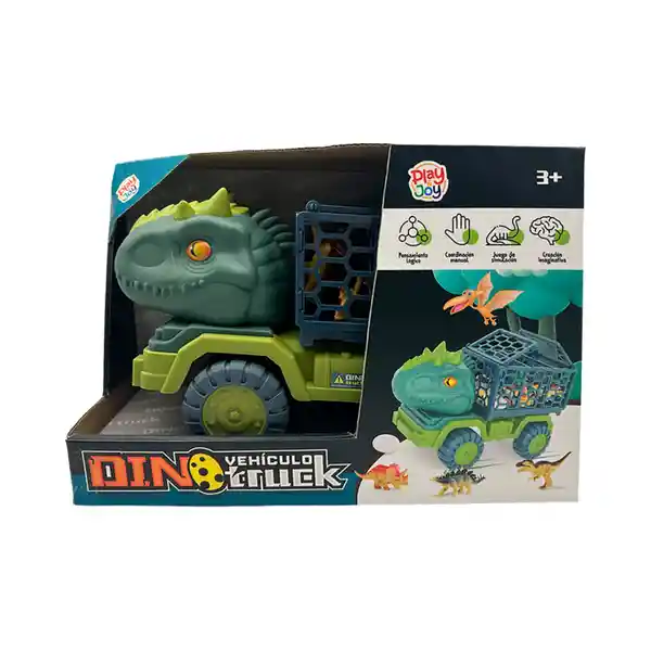 Play And Joy Vehículo Con Accesorios Dinosaur Truck