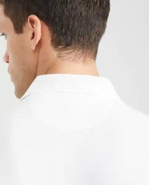 Camiseta Polo Textured Crudo Prístino Claro M Chevignon