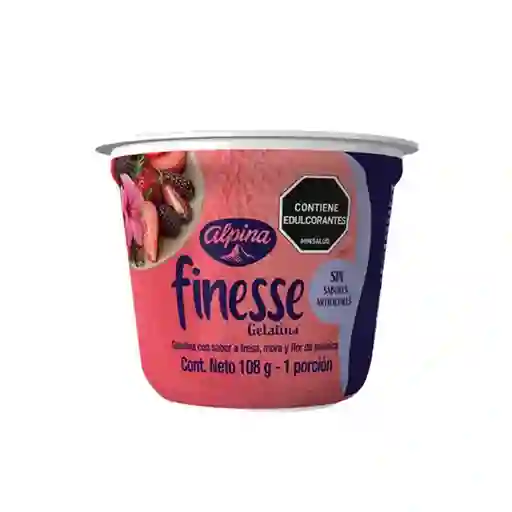 Alpina Gelatina Fresa Mora Flor Jamaica