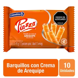 Piazza Barquillo con Crema de Arequipe Dulce de Leche