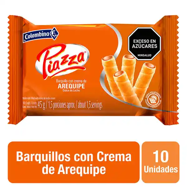 Piazza Barquillo con Crema de Arequipe Dulce de Leche