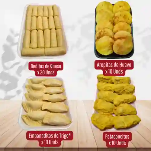 Combo pasabocas mix x 50 unidades