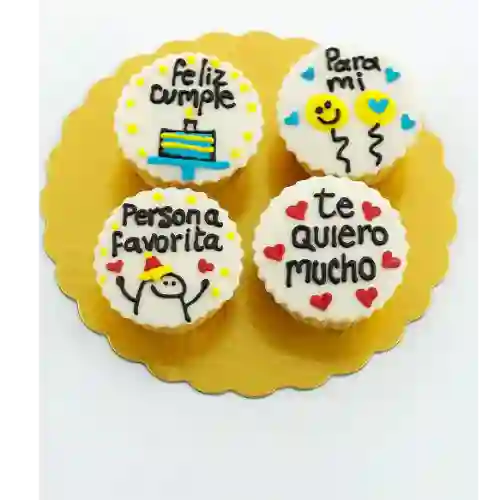 Caja de Cupcake X4 #1