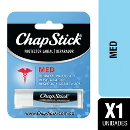 Chapstick MED Hidrata Protege y Repara Labios 1Und