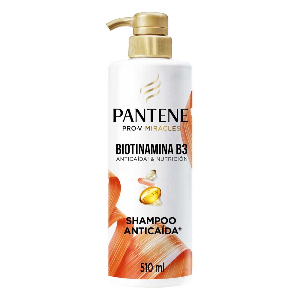 Pantene Shampoo Anticaída + Biotinamina B3 510 ml