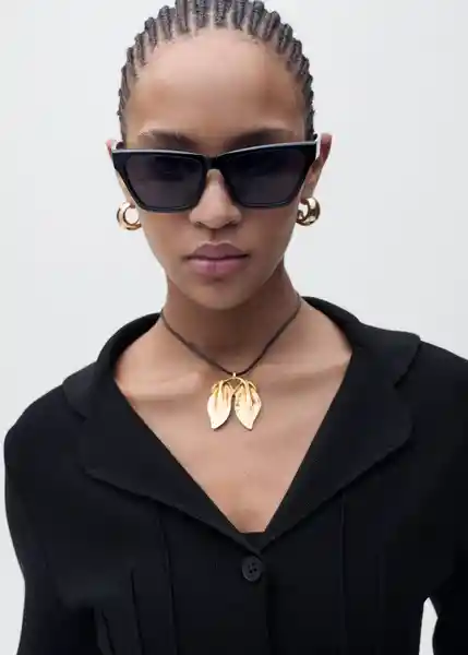Chaqueta Adrap Negro Talla L Mujer Mango