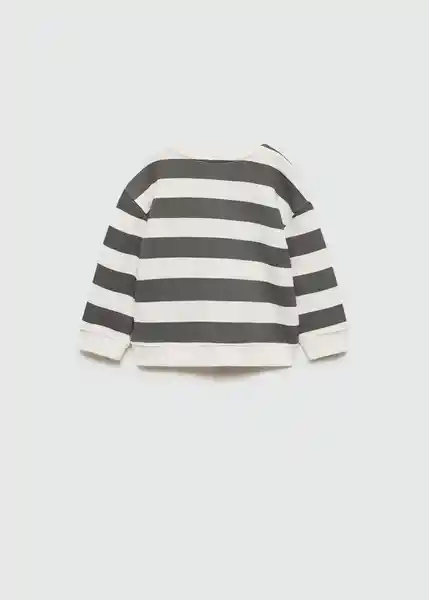 Sudadera Stripeb7 Antracita Talla 66 Niños Mango