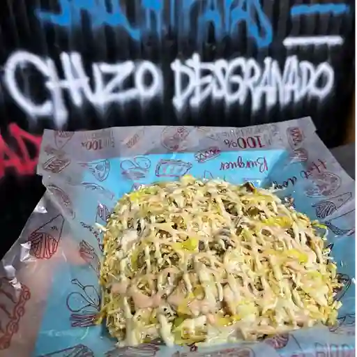 Chuzo desgranado pollo