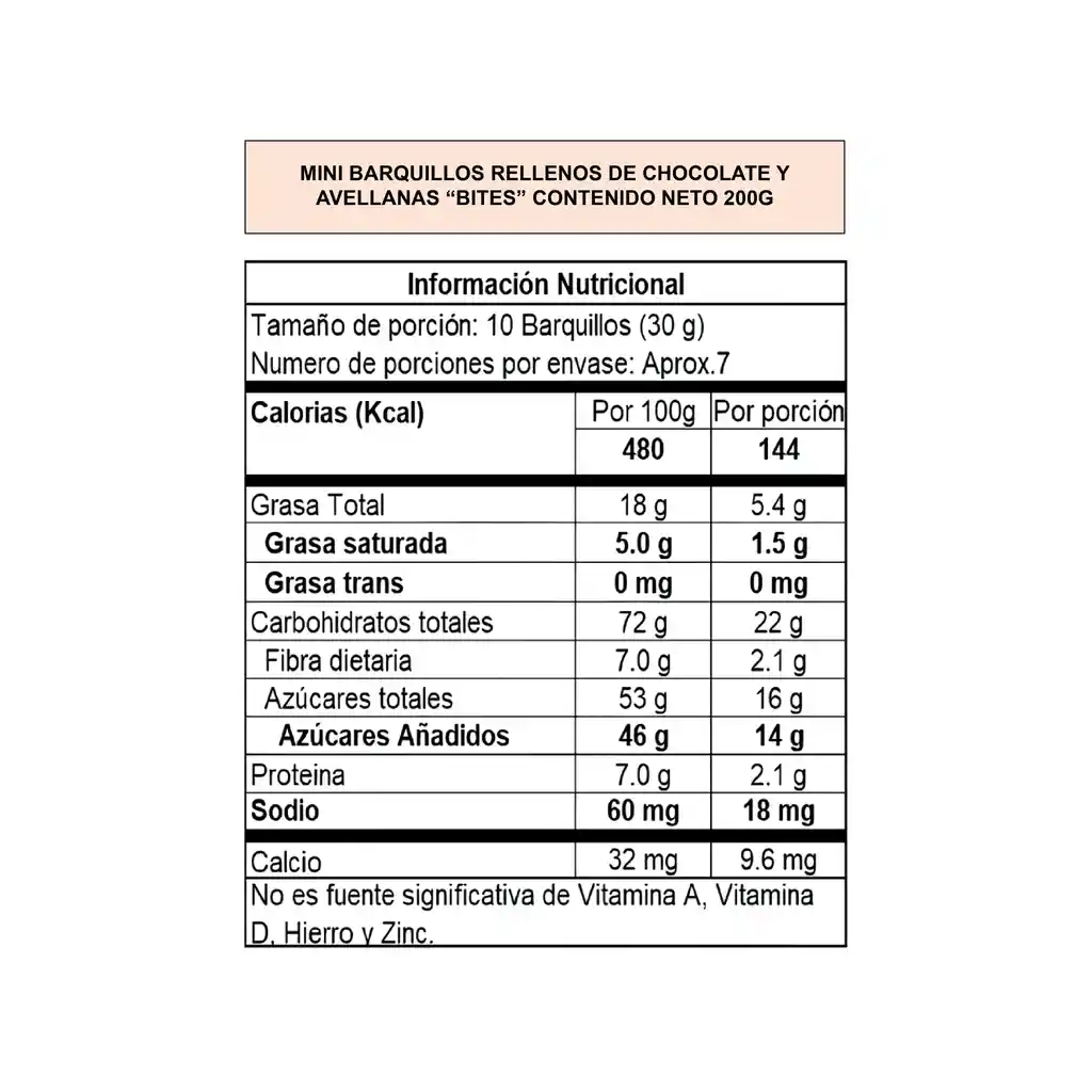 Pirulin Bites Chocolate Avellanas x 200g