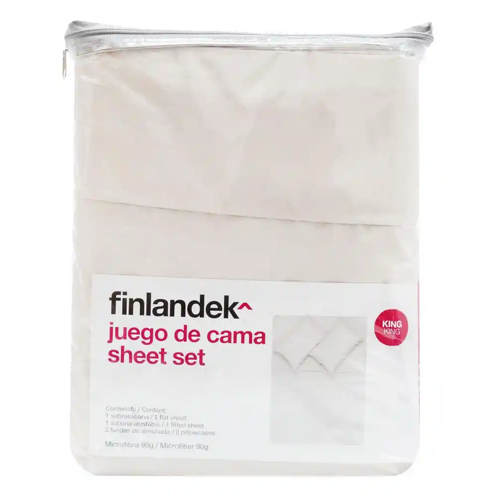 Finlandek Sobre Cama King 100%pol Unic Cap Gr 29035