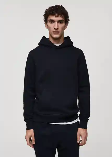 Buzo Sudadera Bono Navy Talla M Hombre Mango