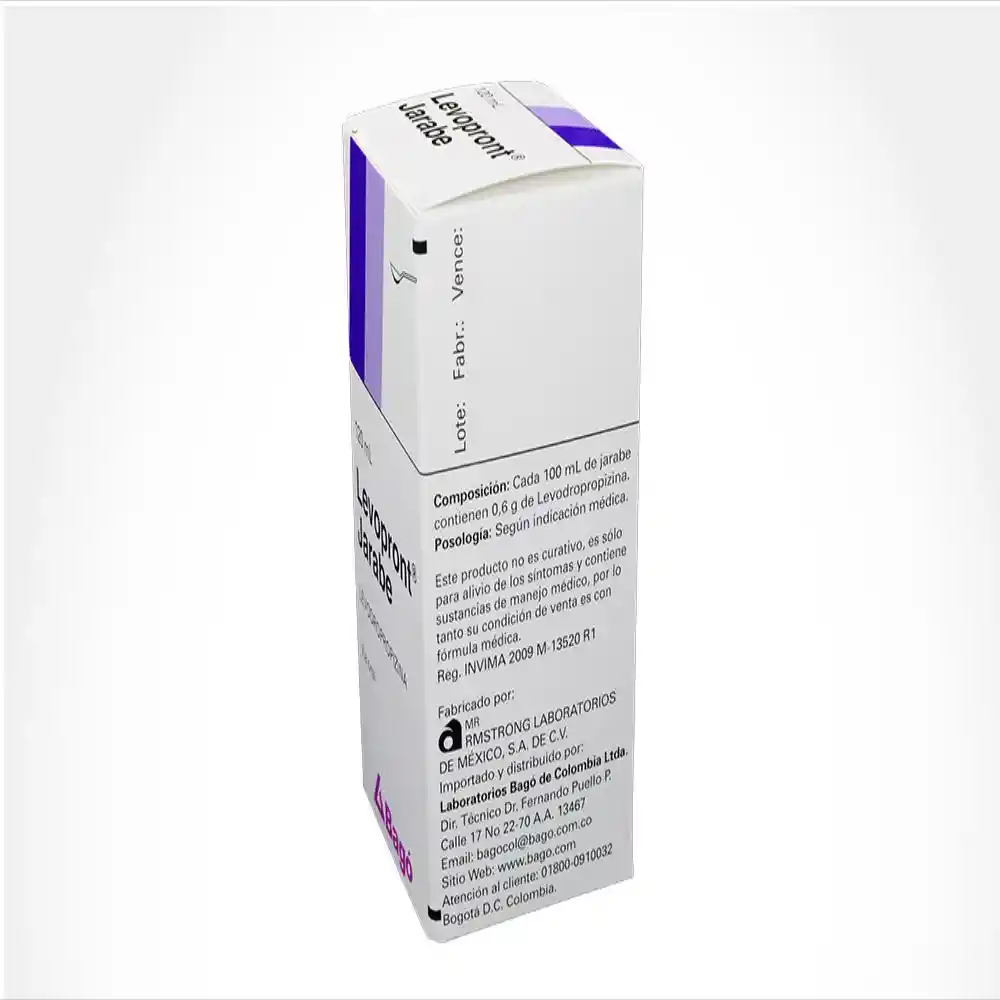 Levopront Jarabe (20 mg) 120 mL