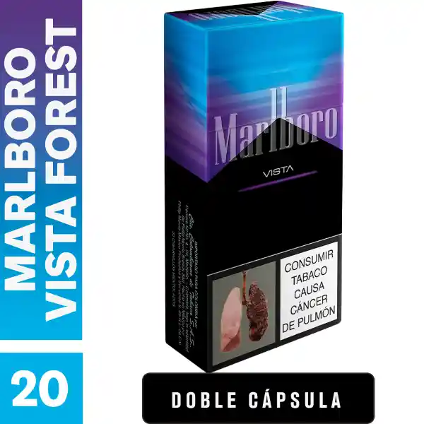 Cigarrillos Marlboro Vista Fusion Cajetilla (20 Und)