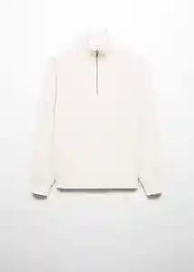 Buzo Sudadera Winne Crudo Talla XXL Hombre Mango