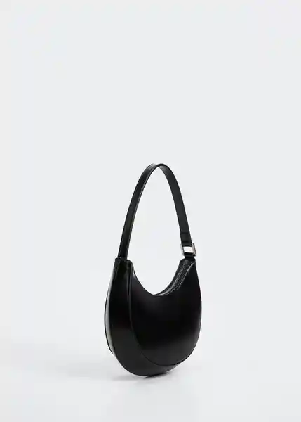 Bolso M Round Negro Talla 99 Mujer Mango