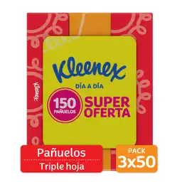 Kleenex Pañuelo Faciales 3 x 50 Und