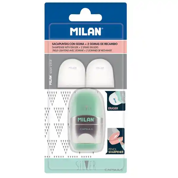 Milan Borrador + Sacapuntas Bym10356