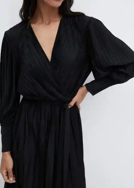 Vestido Soleil-A Negro Talla XS Mujer Mango