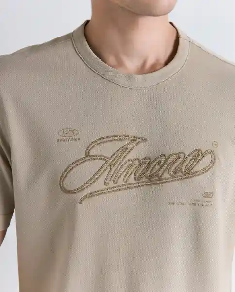 Camiseta Hombre Beige Talla L 849G006_BEI151116 Americanino
