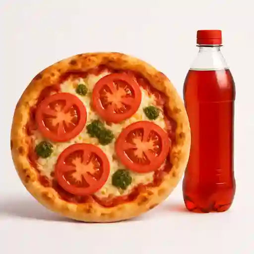 Pizza napoli + gaseosa
