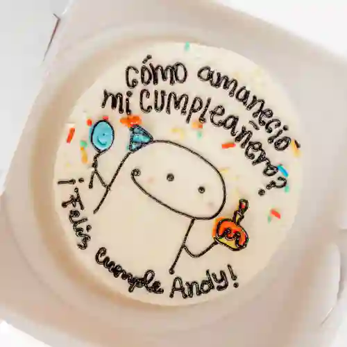 Mini Pastel-como Amanecio Mi Cumplea