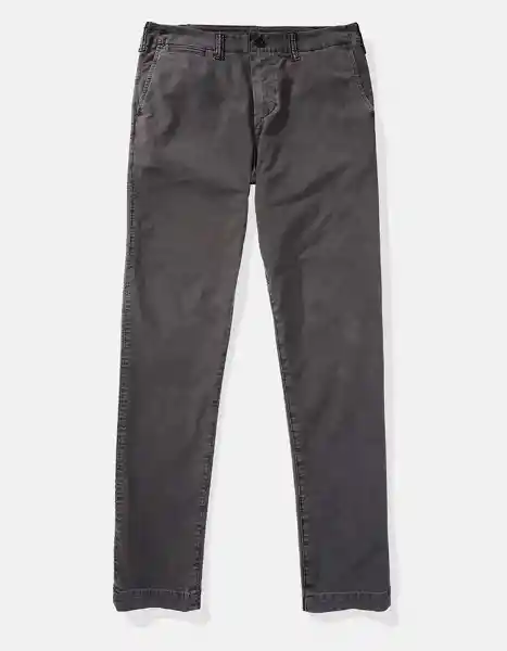 Pantalón Hombre Gris Talla: 34 x 34 American Eagle