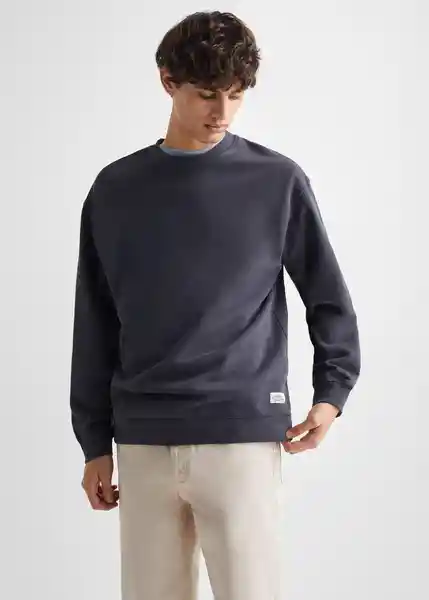 Sudadera Round6 Navy Talla 22 Niños Mango