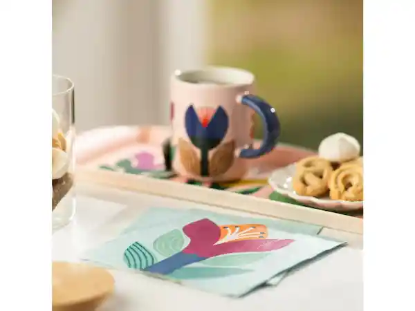 Set Servilletas Papel Verde Claro Casaideas