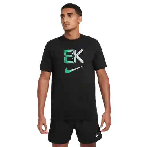 Nike Camiseta M Df Tee Kipchoge Para Hombre Negro HF6159-010