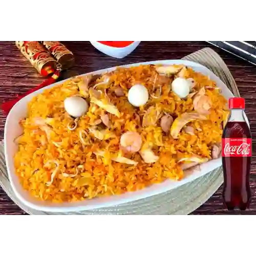 Combo Arroz Valenciana +Cocacola Orig 400ml