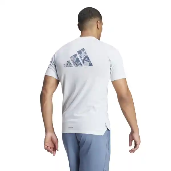 Adidas Camiseta Wo Logo Tee Para Hombre Azul Talla M